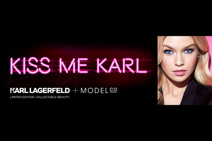 KARL LAGERFELD LAUNCHES A LIMITED-EDITION BEAUTY COLLECTION WITH MODELCO